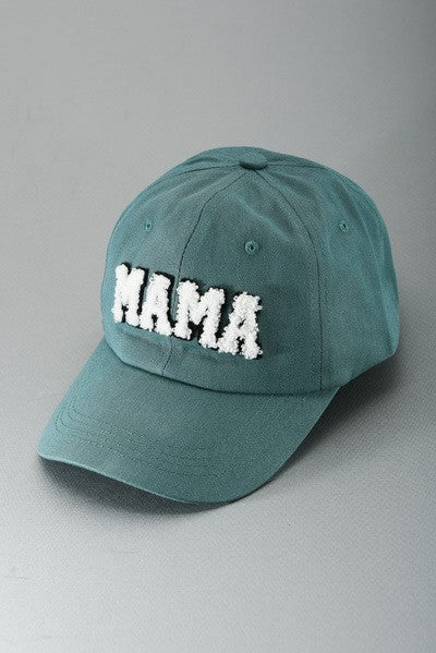 Tori Dark Teal Sherpa Mama Hat