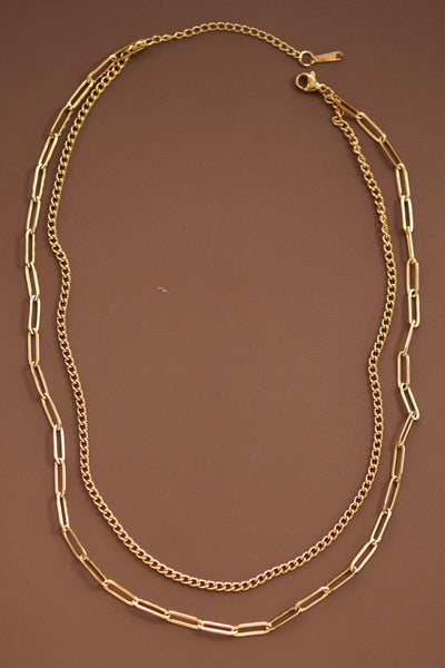 Kelsey 18K Chain Necklace