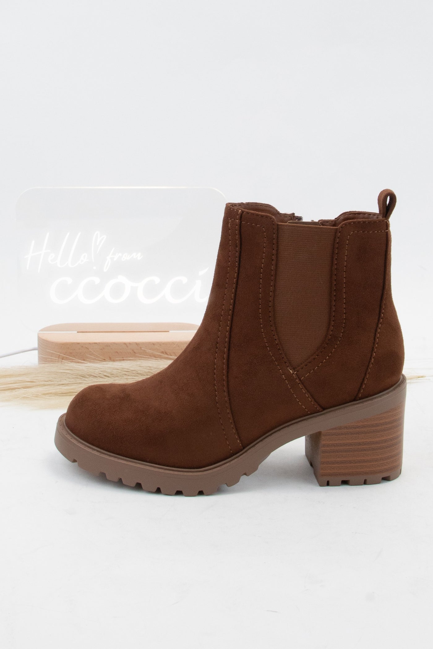 Walnut Chelsie Boots