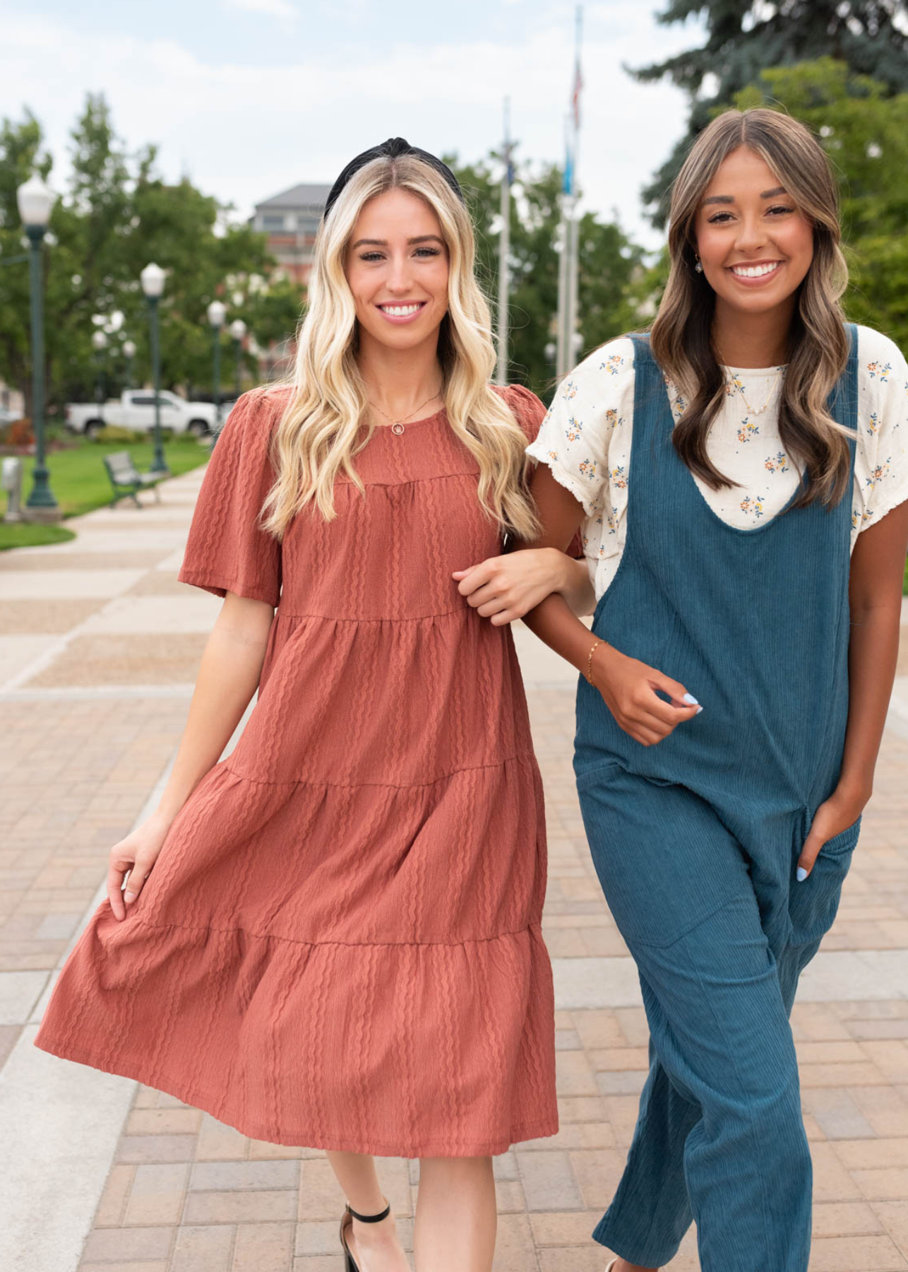 Maisy Deep Aqua Corduroy Overalls