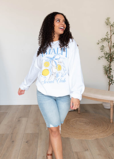 Amalfi graphic sweatshirt with lemons