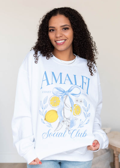 Long sleeve Amalfi graphic sweatshirt