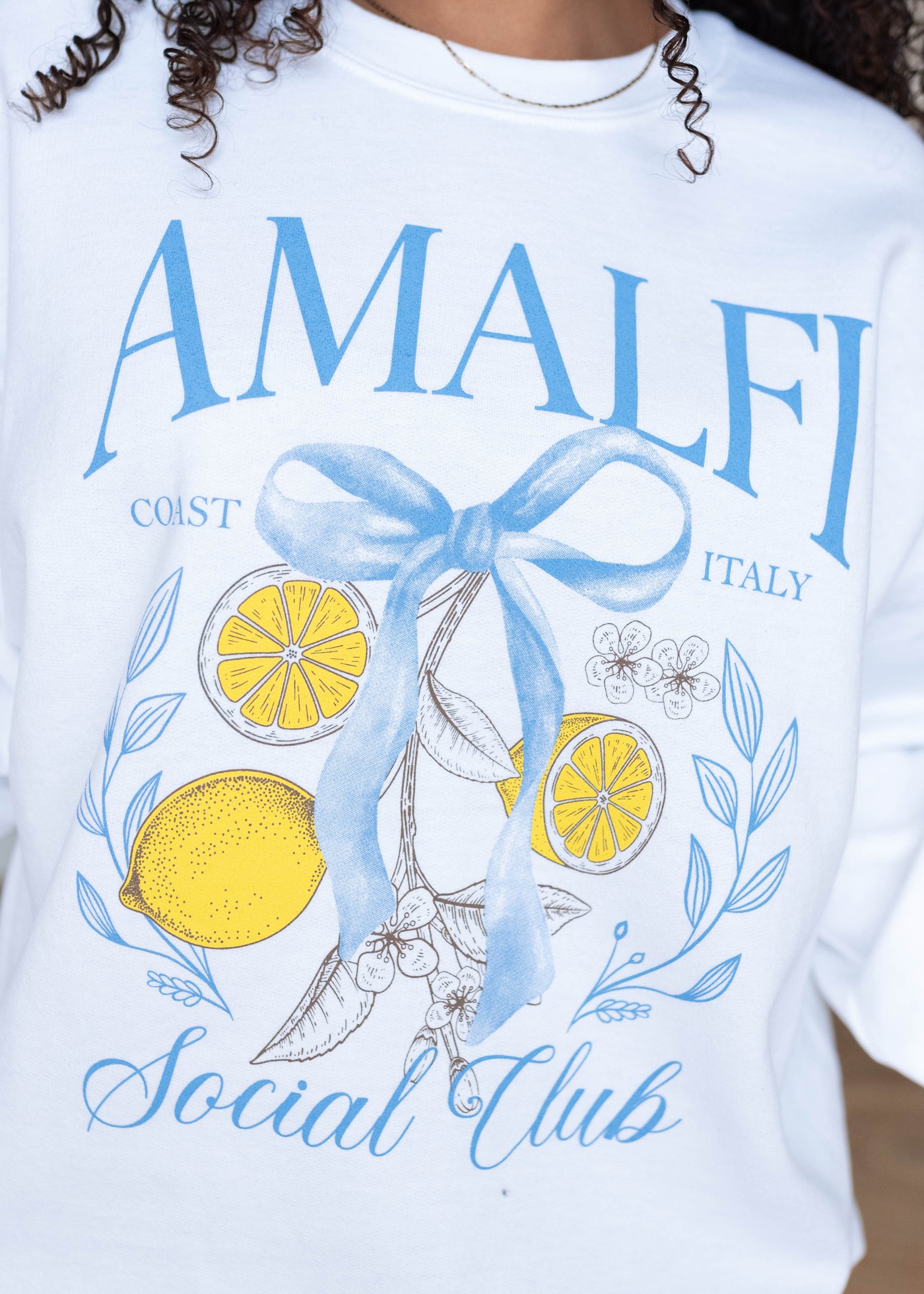 Amalfi graphic sweatshirt