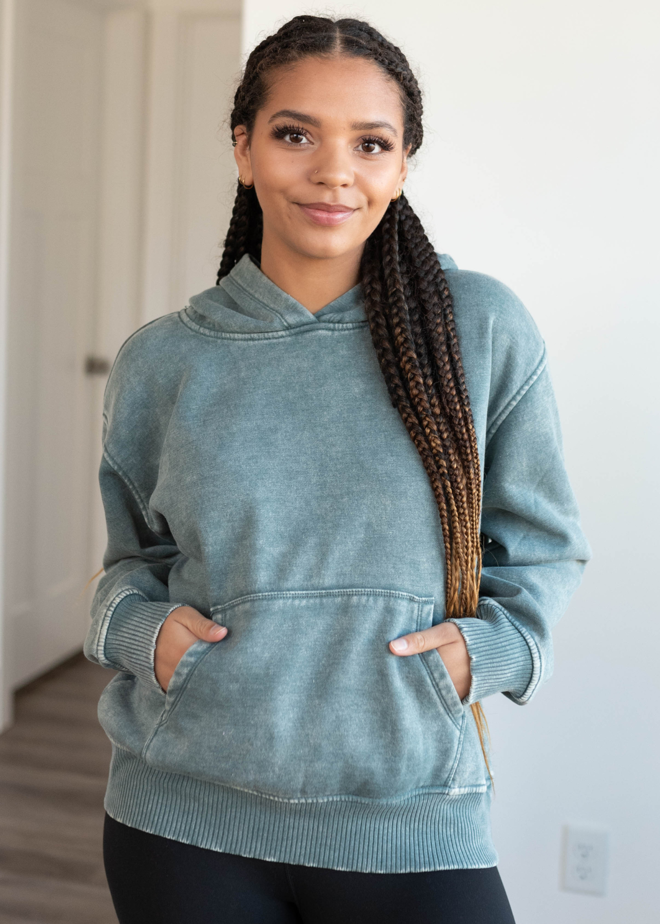 Cherlyn Ash Jade Fleece Hoodie