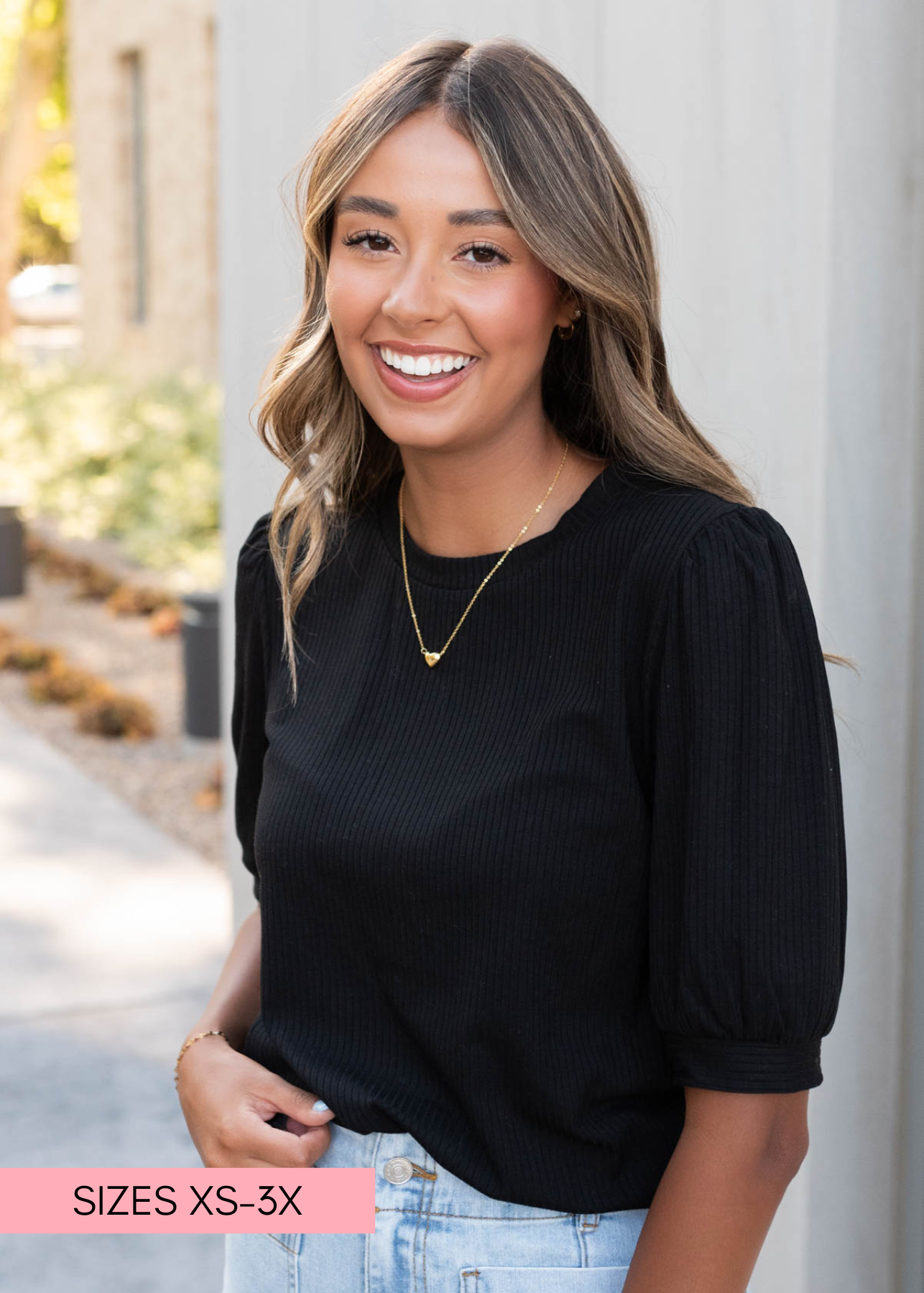 Small basic black top