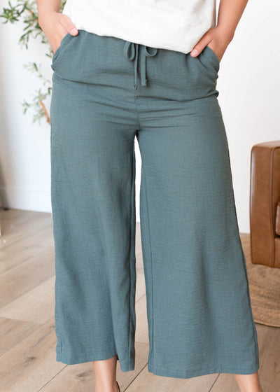 Jade wide leg pants with front pockets