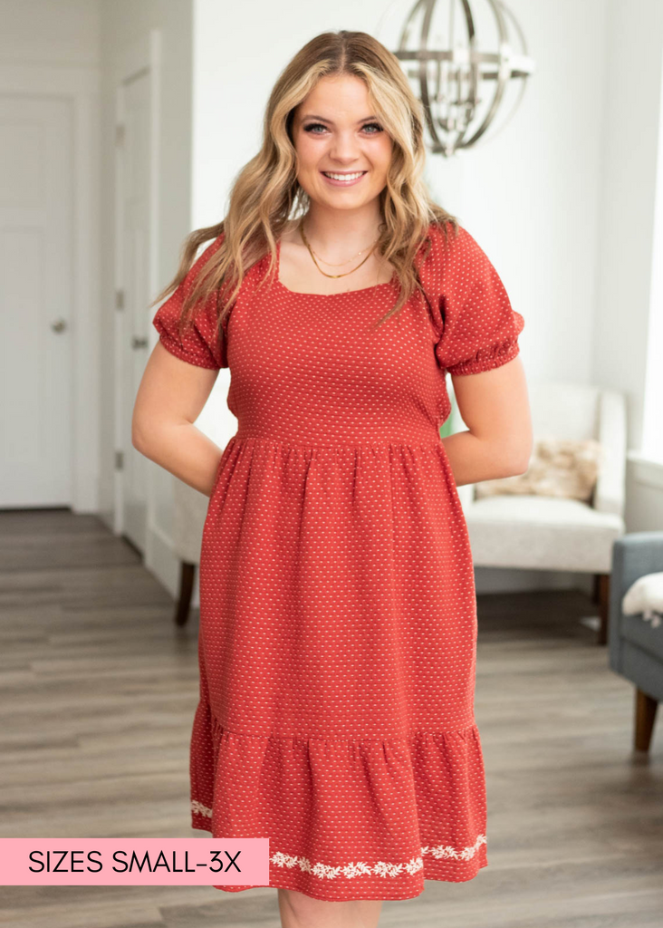 3x red outlet dress