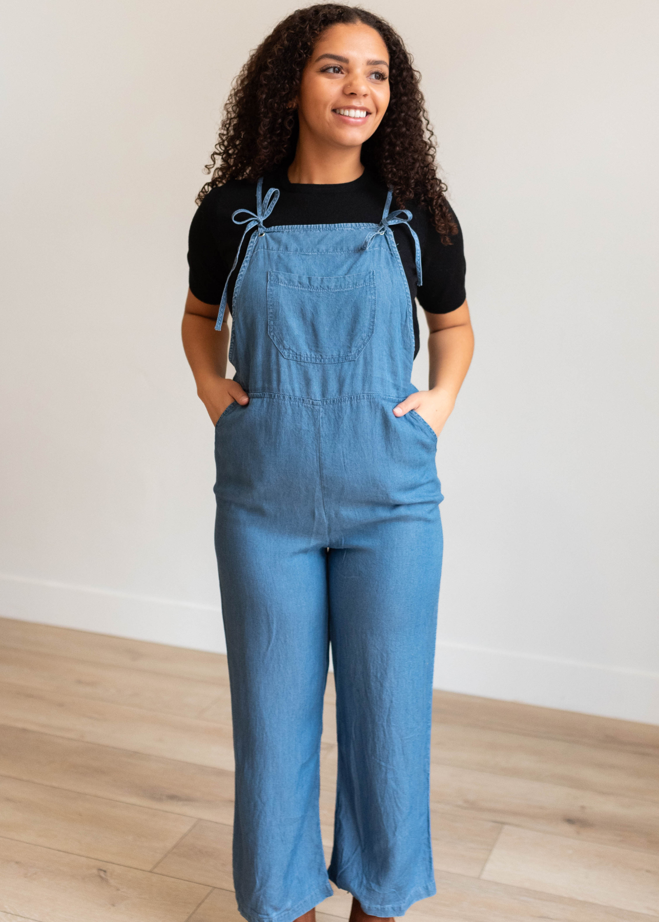 Jenae Indigo Washed Jumpsuit