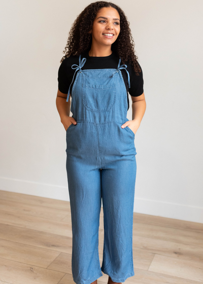 Jenae Indigo Washed Jumpsuit