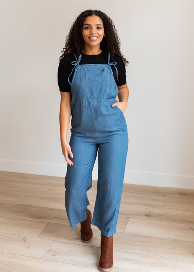 Jenae Indigo Washed Jumpsuit