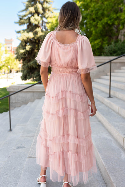 Kathryn Blush Maxi Dress