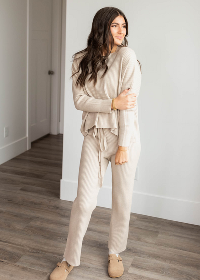 Kora Oatmeal Sweater Pants