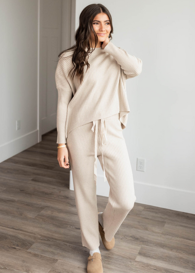 Kora Oatmeal Sweater Pants