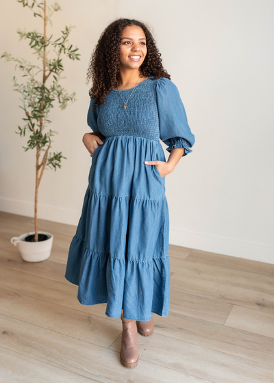 Liana Vintage Denim Dress