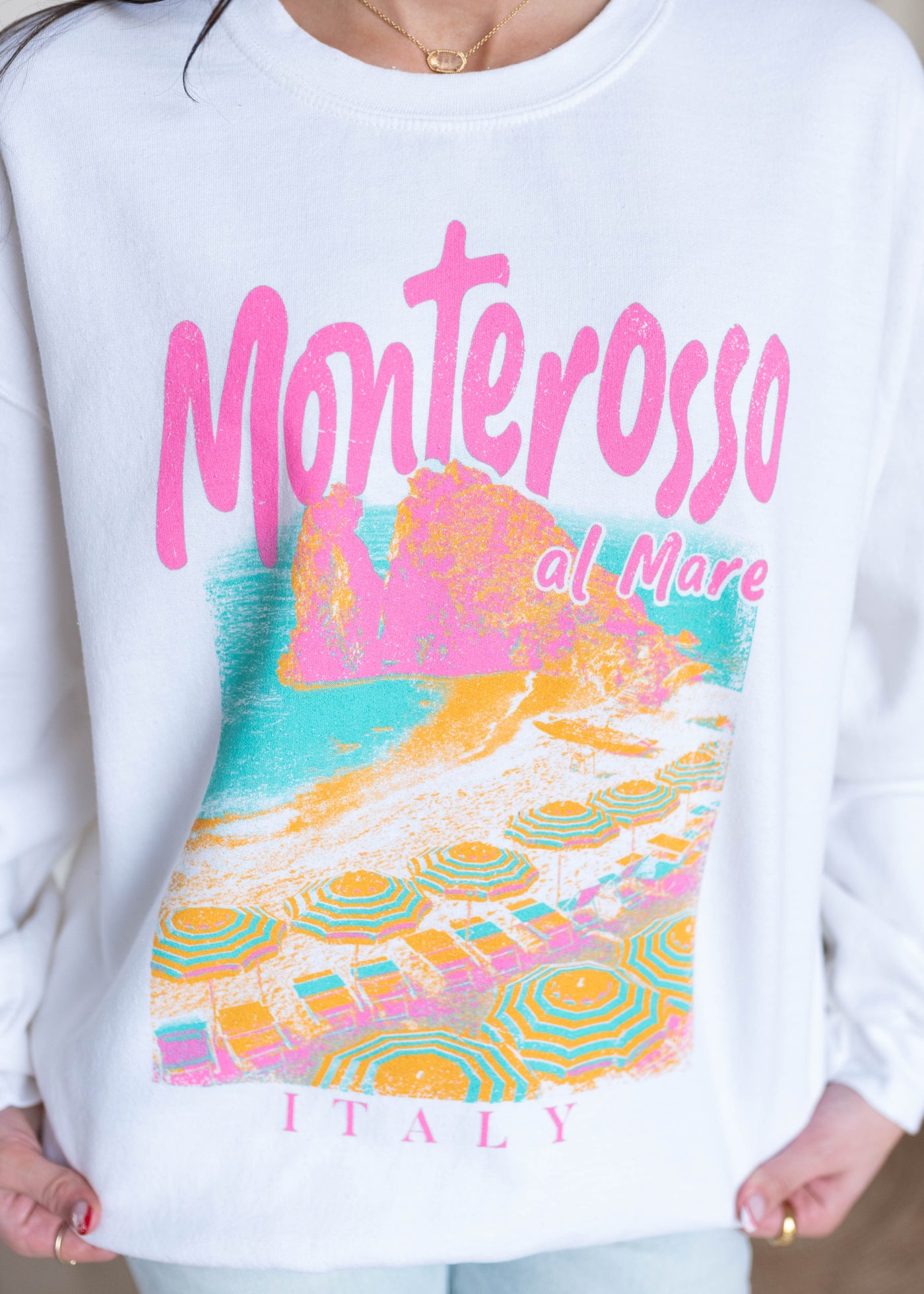 Monterosso graphic sweatshirt