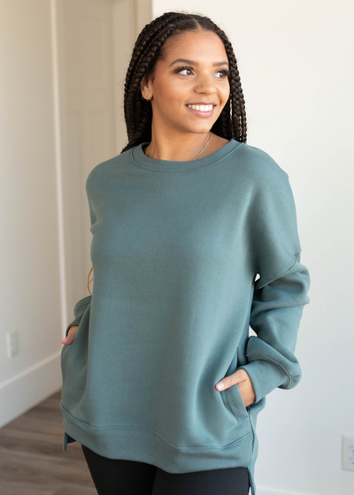 Jade pocketed sweater with side pockets