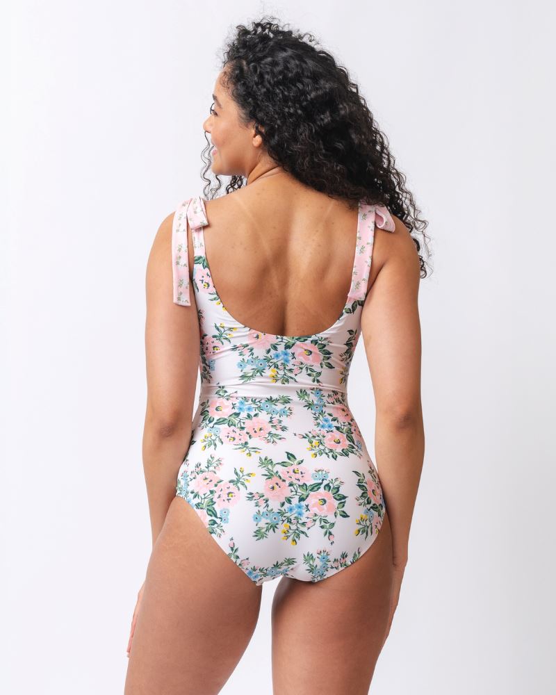 Somerset Floral Shoulder Tie V-Neck One-Piece