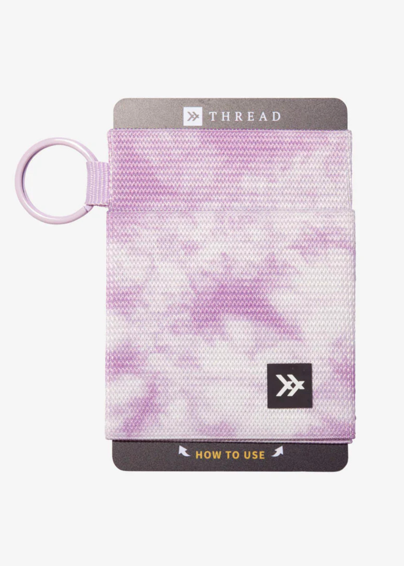 Thread Wallets Haze Lavender Elastic Wallet