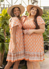 Melody Tangerine Dress Haptics Midi with Pockets – My Sister's Closet